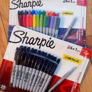 2 pack pharpie markers 24 count/pack